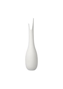 Dekovase Goebel "Vase Studio 8 Pure Raindrop 41 cm wei&szlig;", wei&szlig;, B:10cm H:41cm T:10cm &Oslash;:10cm, Vasen, Dekovase, Abwischbar