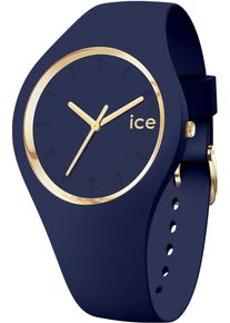 Ice Watch Quarzuhr ICE-WATCH "ICE glam forest - S37 - 3H", blau, Armbanduhren, Damen, Quarzuhr, Armbanduhr, Damenuhr, Silikonarmband, analog