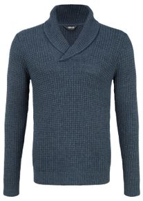 !Solid Strickfleece-Pullover SOLID "Strickpullover SDMapari", Herren, Gr. M, insignia blau melange, Obermaterial: 50% Baumwolle CO. 50% Polyacryl PAN., Pullover Strickfleece-Pullover
