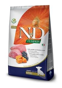 Farmina N&D GF PUMPKIN LAMB&BLUEBERRY PUPPY MINI - DRY FOOD FOR DOGS - 7kg