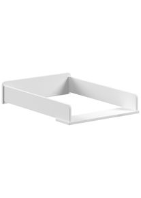Vipack , Wei&szlig; , Holz , Kiefer , massiv , 53x14x72.6 cm ,