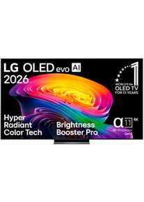 LG OLED-Fernseher "OLED83C69LB", Energieeffizienz: D, schwarz, 83 &Prime;, Fernseher, OLED-Fernseher