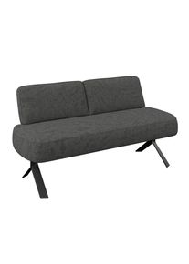 M&Ouml;BELIX M&ouml;belix , Schwarz , Metall, Textil , 162x83x71 cm ,