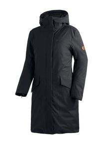 Winterjacke Maier Sports "ALBERTE 2.0", Damen, Gr. 38, schwarz, 100% Polyester, Jacken Winterjacke, Damen Mantel, atmungsaktiver Wintermantel mit Kapuze, wasserdicht