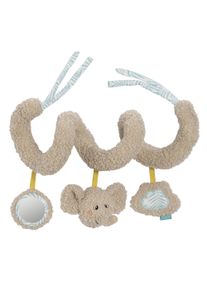 babyFEHN Greifspielzeug FEHN "FredErik, Activity-Spirale Elefant", grau, Greifspielzeug, BabyB:10,5cm H:19cm, Pl&uuml;sch, Greifspielzeug, B:10,5cm H:19cm