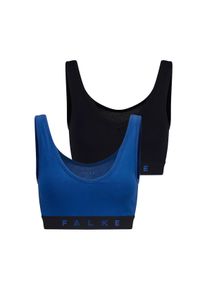 Bustier Falke "Daily Comfort", Damen, Gr. S, N-Gr, royal, schwarz, Single Jersey, Obermaterial: 96% Baumwolle, 4% Elasthan, slim fit, BHs Bustier, ohne B&uuml;gel, Polster und Verschluss, weich, Cotton-Mix