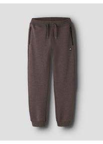 Jogginghose name it "NKMVIMO f&uuml;r Jungen mit B&uuml;ndchen und Stretchkomfort", Jungen, Gr. 152, N-Gr, french roast, Sweatware, Obermaterial: 60% Baumwolle, 40% Polyester, unifarben, regular fit kn&ouml;chellang, Hosen Jogginghose, unifarben, casual, regular fit, Baumwollmischung, Rundhals