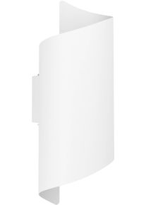 Eglo Wandleuchte "MONTARELLO Wandlampe - Stahl - LED - 2X4W - IP44", wei&szlig;, 2, H: 27,5cm, 1 Stk., Leuchten, Au&szlig;enbeleuchtung, Au&szlig;enwandleuchte, Terrasse, L11 x H27,5 x AL7,5 cm, Wandleuchte
