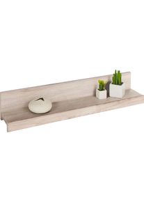 Wandregal OTTO HOME "Silkeborg", wei&szlig; (eiche wei&szlig; gekalkt teilmassiv), B:90cm H:16cm T:17cm, Holz teilmassiv, Regale, Wandregal, 2er-Set