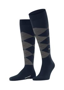 Kniestr&uuml;mpfe Burlington "Edinburgh", Herren, Gr. 40-46, 6123, marine, Materialmix, Argyle-Muster, Socken Kniestr&uuml;mpfe, Einheitsgr&ouml;&szlig;e 40-46, w&auml;rmende Wollmischung, Argyle-Muster