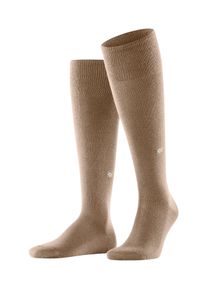 Kniestr&uuml;mpfe Burlington "Leeds", Herren, Gr. 40-46, beige (sun), Materialmix, unifarben, Socken Kniestr&uuml;mpfe, Einheitsgr&ouml;&szlig;e 40-46, w&auml;rmende Wollmischung, unifarben