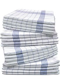 Geschirrtuch Dyckhoff "Karo", blau, B:50cm L:70cm, 100% Baumwolle, Geschirrt&uuml;cher, Geschirrtuch