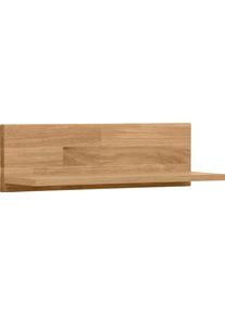 Wandregal Home Affaire "Nilsson", braun (eiche massiv), B:55cm H:16cm T:16cm, Holzwerkstoff, Massivholz, Regale, Wandregal, Breite 55 cm
