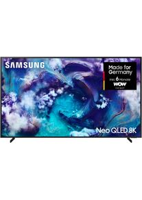 Samsung QLED-Fernseher "GQ85QN900FT QLED Mini LED-Fernseher", Energieeffizienz: G, schwarz, 85 &Prime;, Fernseher, 8K AI Upscaling Pro & Glare Free, Metal Frame Design, Art Store, QLED-Fernseher