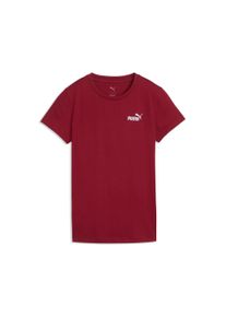 T-Shirt Puma "ESS SMALL NO 1 LOGO TEE S", Damen, Gr. S, garnet glow, Jersey, Obermaterial: 100% Baumwolle, unifarben, regular fit normal, Rundhals, Shirts T-Shirt, Kurzarm, aus Baumwolle, mit Rundhalsausschnitt