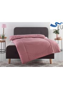 Microfaserbettdecke OTTO HOME "Microlux, Bettdecke 135x200 cm und &Uuml;bergr&ouml;&szlig;en bis 240x220cm", rosa, B:155cm L:220cm, Bezug: 100% Polyester. Obermaterial: 100% Polyester. F&uuml;llung: 100% Polyester, Bettdecken, Microfaserbettdecke, fest versteppter Bezug - keine Bettw&auml;sche n&ouml;tig, Sommer, Winter