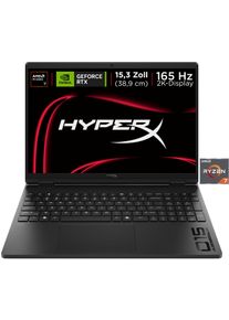 HP Gaming-Notebook "HyperX OMEN 15-gb0071ng", shadow schwarz, 16 GB RAM 512 GB SSD, Ryzen 7, Windows 11, Notebooks, Gaming-Notebook