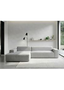 Ecksofa WERK2 "Zeus-XL, B/T: 311/210 cm, Mega-Sofa mit gro&szlig;er Sitztiefe, modern", grau, B:311cm H:70cm T:210cm, 90% Polyester, 10% Nylon, Sofas, Ecksofa, Curvy Trend Garnitur mit urbaner Optik, bequem, Big-Sofa, L-Form