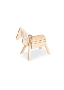 Pinolino Holzpferd, Naturfarben, Holz, Birke, Fichte, 33x55x70 cm, Haltegriffe, Spielzeug, Holzspielzeug