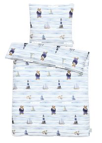 Bettw&auml;sche Apelt "Knut", mehrfarbig, B/L: 155cm x 220cm, 1 Stk., 1 Stk., Satin (Bio-Baumwolle), B/L: 80cm x 80cm, 2 tlg., Satin (Bio-Baumwolle), Obermaterial: 100% Baumwolle, Bettw&auml;sche, Bettw&auml;sche, Bettw&auml;sche-Set mit Rei&szlig;verschluss, Baumwoll-Satin, Digitaldruck