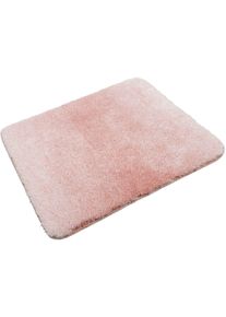 Badematte WECON HOME BASICS "Luuk WB-2705", rosa, H:25mm, Polyester, Badematten, Badematte, trendiger Farbverlauf, waschbar, weicher Badezimmerteppich