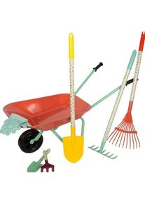 Small Foot duży Gartenset mit Schubkarre | czerwony