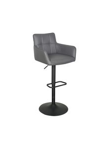 Livetastic , Grau, Schwarz , Metall, Textil , 54.5x91x113 cm , Sitzfl&auml;che 360&deg; drehbar, inklusive Armlehnen ,