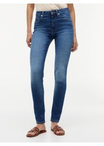 Skinny-fit-Jeans Tommy Hilfiger "COMO SKINNY KATY RW", Damen, Gr. 28, L&auml;nge 32, katy mid, Denim/Jeans, Obermaterial: 78% Baumwolle, 12% Lyocell, 7% Elastomultiester, 3% Elasthan, unifarben, skinny fit lang, Jeans Skinny-fit-Jeans, Baumwollmischung, regular waist
