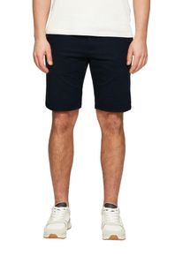 Chinoshorts s.Oliver, Herren, Gr. 38, N-Gr, blau (navy), Web, Obermaterial: 97% Baumwolle, 3% Elasthan, unifarben, regular fit kniefrei, Hosen Chinoshorts, Sommerhose mit Waschung