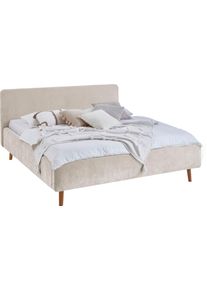 Meise M&ouml;bel Polsterbett MEISE.M&Ouml;BEL "Mattis", beige, beige, beige, B:181cm H:105cm L:218cm, Betten, Polsterbett, Topseller, wahlweise mit Bettkasten