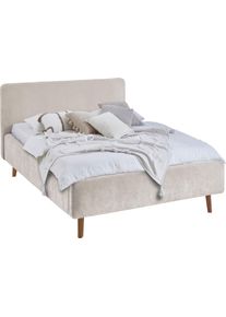 Meise M&ouml;bel Polsterbett MEISE.M&Ouml;BEL "Mattis", beige, beige, beige, B:161cm H:105cm L:218cm, Betten, Polsterbett, Topseller, wahlweise mit Bettkasten