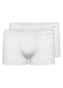 Retro Pants Ammann "2er Pack Retro Short Day Modern", Herren, Gr. XL, wei&szlig;, Obermaterial: 93% Modal CMD. 7% Elasthan EL., Unterhosen Retro Pants