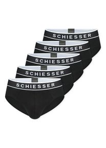 Rioslip Schiesser "95/5 Multipacks", Herren, Gr. 5, Single Jersey, schwarz (000, schwarz), Single Jersey, Obermaterial: 95% Baumwolle, 5% Elasthan, Unterhosen Rioslip, bequeme Beinausschnitte, weich, ohne Eingriff, Baumwollmischung, Topseller