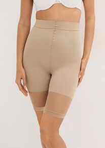 Feinstrumpfleggings bonprix, Damen, Gr. 44/46 (L), beige (hellbeige), Obermaterial: 80% Polyamid, 20% Elasthan, Strumpfhosen Feinstrumpfleggings, k&uuml;hlendes Material, Formeffekt f&uuml;r Bauch und Po