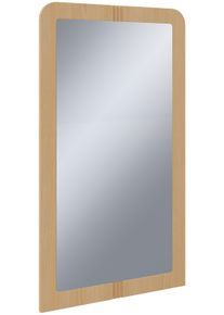 Garderobenschrank Vcm "Holz Wandspiegel Spiegel Diele Flur Balia", braun (buche), B:50cm T:2cm, Spiegel, Garderobenschrank