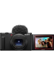 Sony Systemkamera "Vlog-Kamera ZV-1 II 4K Ultra HD Video", schwarz, B:10,55cm H:6cm T:4,35cm, Fotokameras, Systemkamera