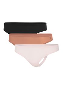 Tanga adidas Sportswear "Sport Active Light Flex-Packaged Panties", Damen, Gr. XS, bunt (900, schwarz, beige, braun), Single Jersey, Obermaterial: 76% Polyamid, 24% Elasthan, k&ouml;rpernah, Unterhosen Tanga, elastischer Bund, Multipack, Single Jersey-Qualit&auml;t, bequem