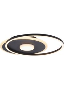 JUST LIGHT LED Deckenleuchte "DOMINO", schwarz, 1, 1 Stk., Leuchten, LED Deckenleuchte
