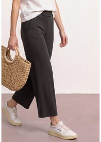 Stoffhose Street One "Style Emee", Damen, Gr. 34, L&auml;nge 26, deep earth (l&auml;nge 26), Web, Obermaterial: 95% Viskose, 5% Elasthan. Futter: 100% Polyester, unifarben, loose fit 7/8-L&auml;nge, Hosen Stoffhose, im Loose Fit, Topseller