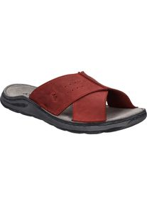 Sandale Josef Seibel "Maverick 04, rot", Herren, Gr. 44, rot, Obermaterial: 100% Rindsleder Leather cow., Schuhe Sandale