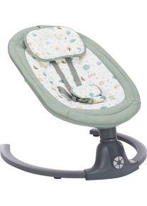 Babywippe fillikid "Stella", Baby, gr&uuml;n, Metall, Polyester, Polypropylen, uni, Babywippen Babywippe, elektrisch; intelligente KI-Bewegungserkennung