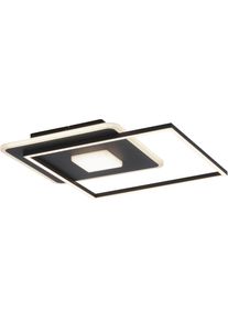 JUST LIGHT LED Deckenleuchte "DOMINO", schwarz, 1, 1 Stk., Leuchten, LED Deckenleuchte