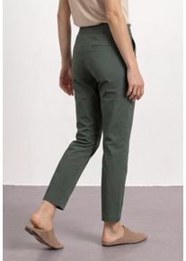 Chinohose Street One, Damen, Gr. 44, L&auml;nge 28, gr&uuml;n (cilantro gr&uuml;n (l&auml;nge 28)), Web, Obermaterial: 66% Baumwolle, 30% Polyester, 4% Elasthan, unifarben, slim fit lang, Hosen Chinohose, Slim Leg Chino mit Elastikbund