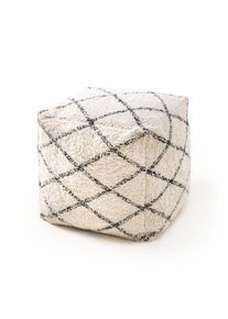 benuta Nest Pouf Naomi Kerma 45x45x45 cm Kerma Rakennemix