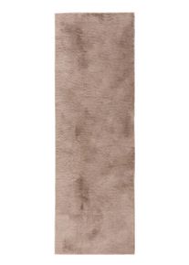benuta Basic Tekoturkismatto Furry Taupe 80x250 cm Taupe El&auml;inaiheet,Yksiv&auml;rinen