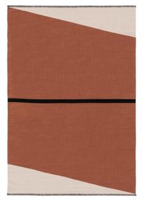benuta Pop Puuvillamatto Lenny Terrakotta 80x120 cm Terrakotta Geometrinen,Raitoja