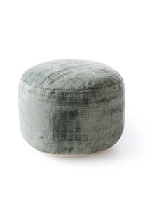 benuta Pure Pouf Nova Vaaleanvihre&auml; 55x55x30 cm Vaaleanvihre&auml; Yksiv&auml;rinen