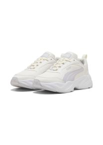 Sneaker Puma "CASSIA 20 L", Damen, Gr. 40,5, warm wei&szlig;, lavender pop, Puma wei&szlig;, Synthetik, unifarben, Schuhe Sneaker, f&uuml;r sportliche und l&auml;ssige Looks, mit Schn&uuml;rung, mit Gummilaufsohle