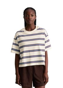 Marc O'Polo T-Shirt MARC O'POLO DENIM, Damen, Gr. M, wei&szlig; (sanftes wei&szlig;), Jersey, Obermaterial: 100% Baumwolle, relaxed fit normal, Rundhals, Shirts T-Shirt, relaxed aus Heavy Jersey