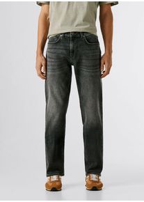 Straight-Jeans Pepe Jeans "CASH", Herren, Gr. 33, L&auml;nge 34, schwarz washed, Denim/Jeans, Obermaterial: 75% Baumwolle, 24% Lyocell, 1% Elasthan, straight fit lang, Jeans Straight-Jeans, im 5-Pocket-Stil